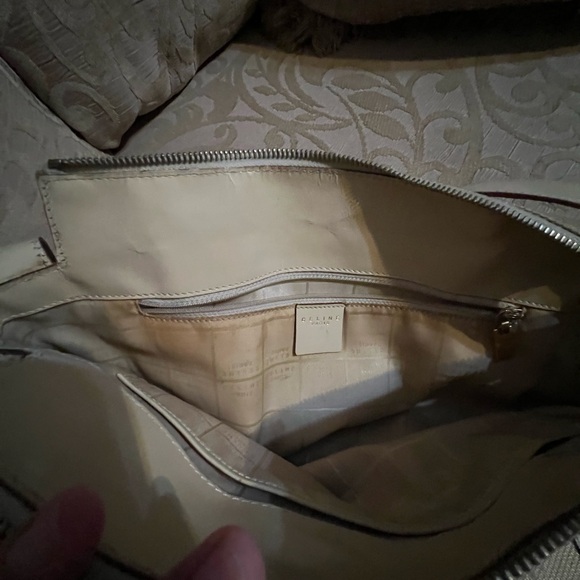 Céline CELINE REHAB Hand Bag Canvas Beige - Picture 16 of 17